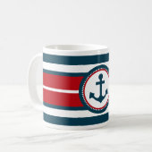 Nautical Design Kaffeetasse (Vorderseite Links)