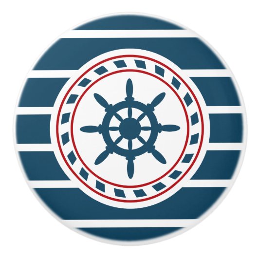 Nautical Design Keramikknauf (Vorderseite)