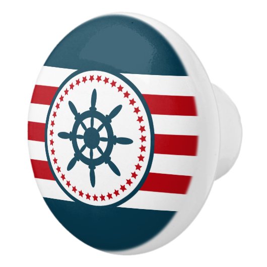 Nautical Design Keramikknauf (Rechts)