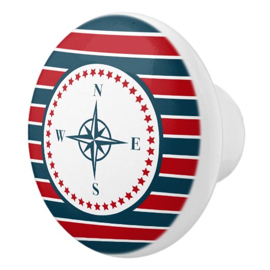 Nautical Design Keramikknauf (Rechts)