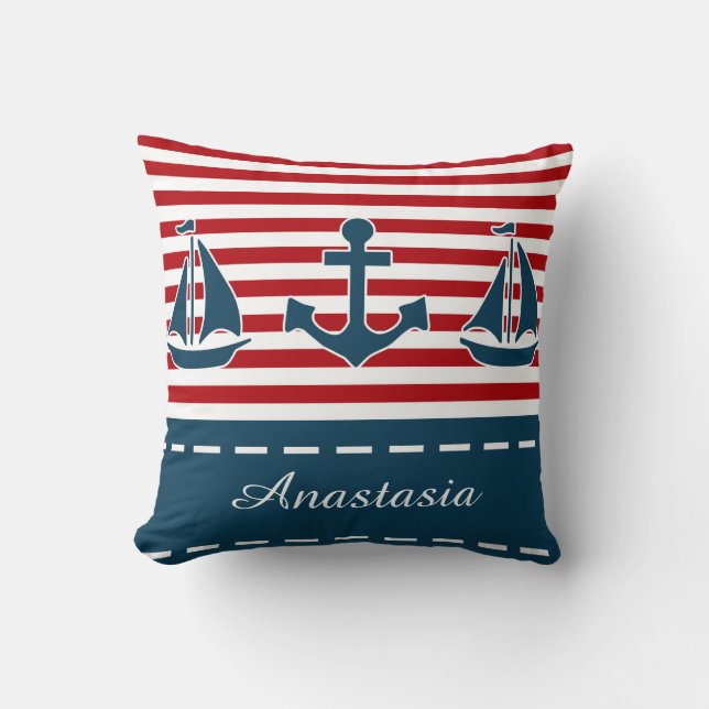 Nautical Design Kissen (Vorderseite)