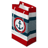 Nautical Design Kleine Geschenktüte (Vorderseite Schrägansicht)