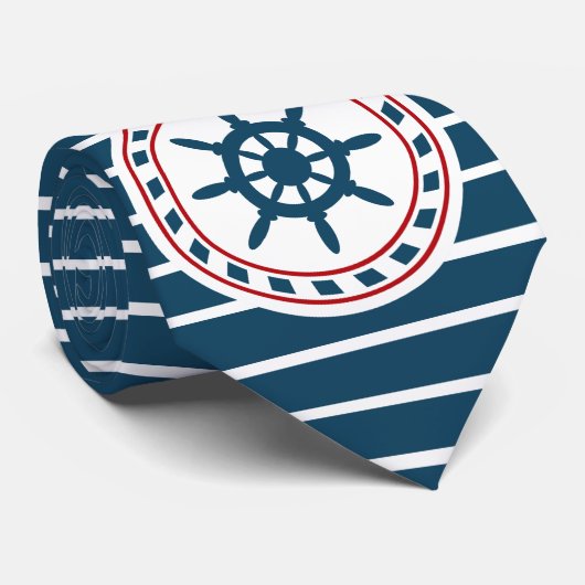 Nautical Design Krawatte (Gerollt)