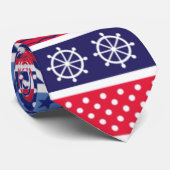 Nautical Design Krawatte (Gerollt)