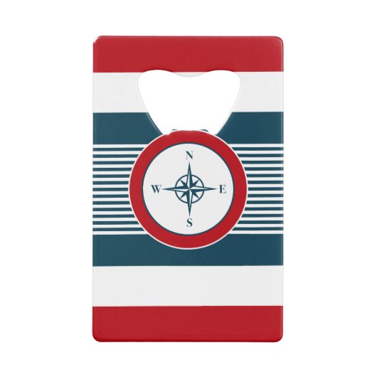 Nautical Design Kreditkartenflaschenöffner (Vorderseite)
