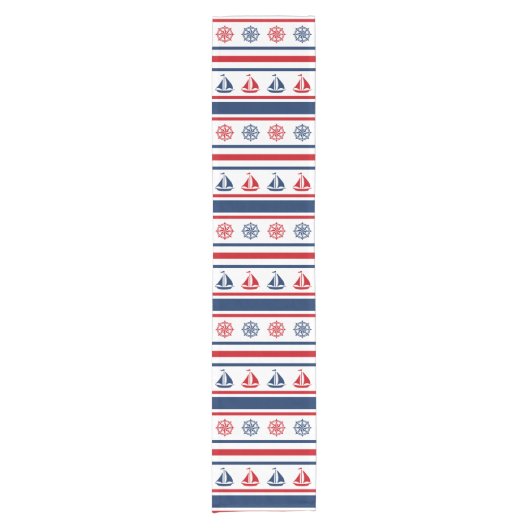 Nautical Design Kurzer Tischläufer (Vorderseite)