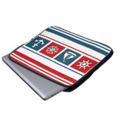 Nautical Design Laptopschutzhülle (Vorne Knopf)