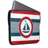 Nautical Design Laptopschutzhülle (Vorne Rechts)