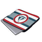 Nautical Design Laptopschutzhülle (Vorne Knopf)