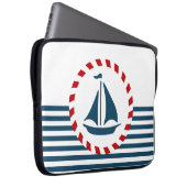 Nautical Design Laptopschutzhülle (Vorne Rechts)