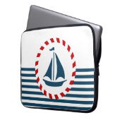 Nautical Design Laptopschutzhülle (Vorderseite Links)