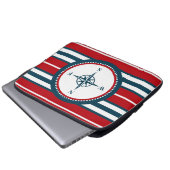 Nautical Design Laptopschutzhülle (Vorne Knopf)