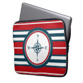 Nautical Design Laptopschutzhülle (Vorderseite Links)
