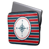 Nautical Design Laptopschutzhülle (Vorderseite Links)