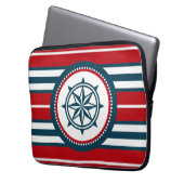 Nautical Design Laptopschutzhülle (Vorderseite Links)