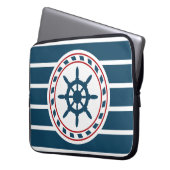 Nautical Design Laptopschutzhülle (Vorderseite Links)