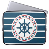 Nautical Design Laptopschutzhülle (Vorderseite)