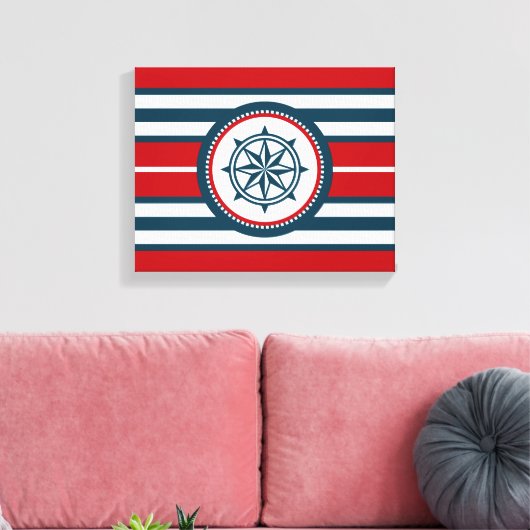 Nautical Design Leinwanddruck (Insitu (Wohnzimmer))