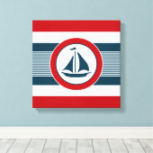 Nautical Design Leinwanddruck (Insitu (Holzboden))