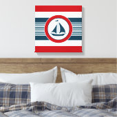 Nautical Design Leinwanddruck (Insitu (Schlafzimmer))