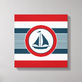 Nautical Design Leinwanddruck (Vorderseite)