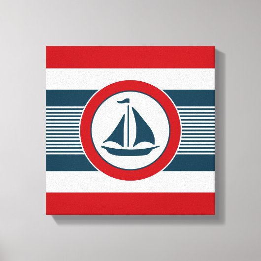 Nautical Design Leinwanddruck (Vorderseite)