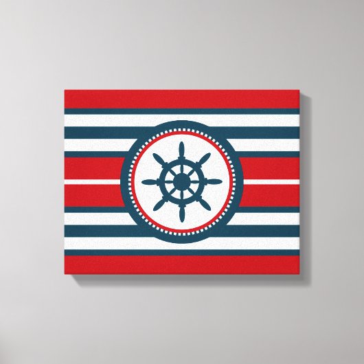 Nautical Design Leinwanddruck (Vorderseite)