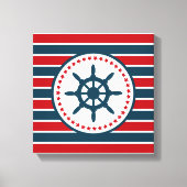 Nautical Design Leinwanddruck (Vorderseite)