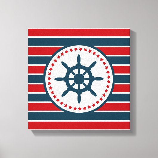 Nautical Design Leinwanddruck (Vorderseite)
