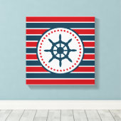 Nautical Design Leinwanddruck (Insitu (Holzboden))