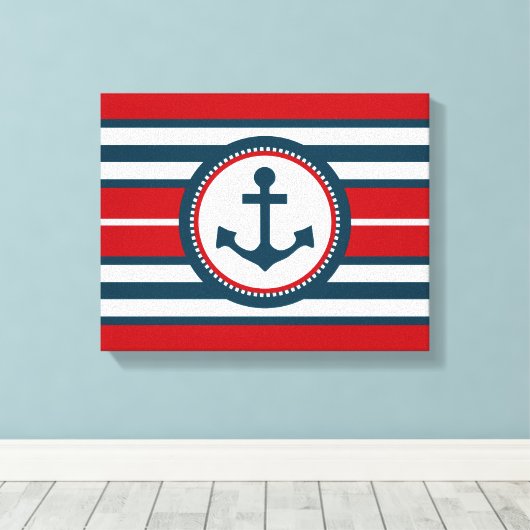 Nautical Design Leinwanddruck (Insitu (Holzboden))