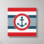 Nautical Design Leinwanddruck (Vorderseite)