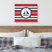 Nautical Design Leinwanddruck (Insitu (Schlafzimmer))