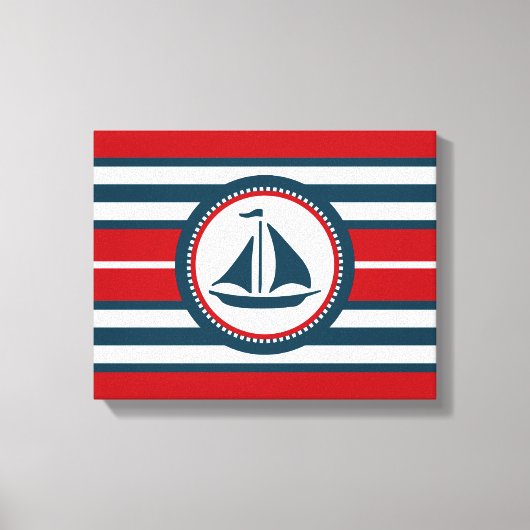 Nautical Design Leinwanddruck (Vorderseite)