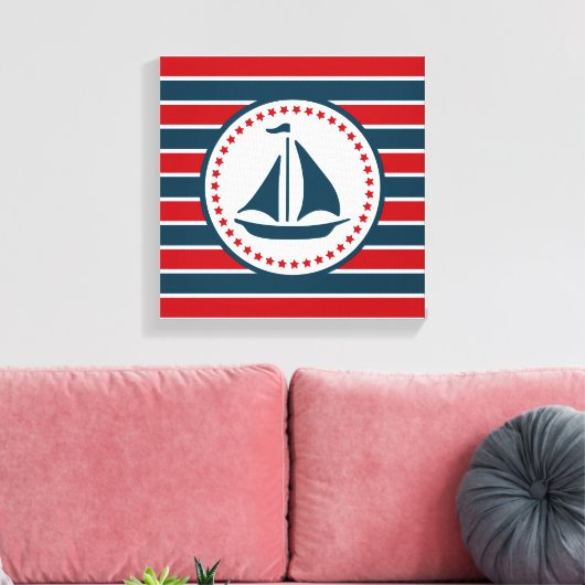 Nautical Design Leinwanddruck (Insitu (Wohnzimmer))