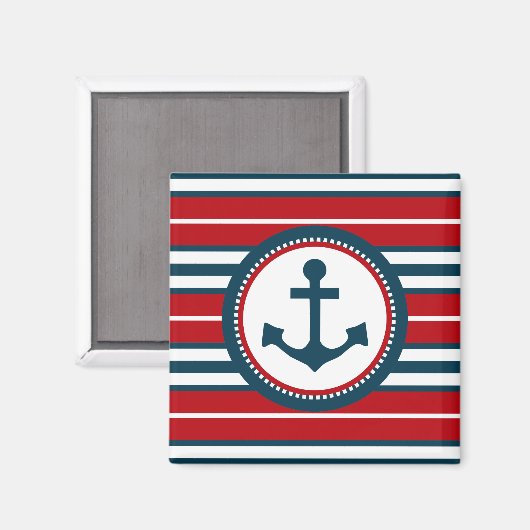 Nautical Design Magnet (Vorderseite/Rückseite)