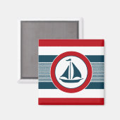 Nautical Design Magnet (Vorderseite/Rückseite)