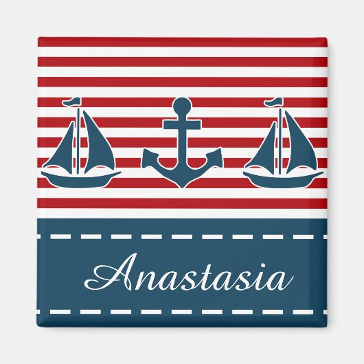 Nautical Design Magnet (Vorne)