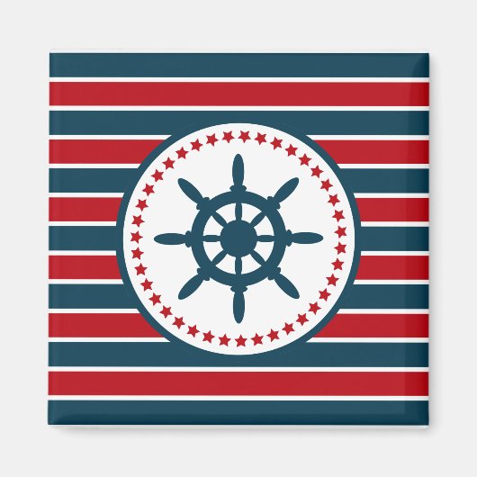 Nautical Design Magnet (Vorne)