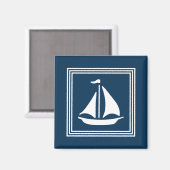 Nautical Design Magnet (Vorderseite/Rückseite)