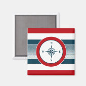 Nautical Design Magnet (Vorderseite/Rückseite)