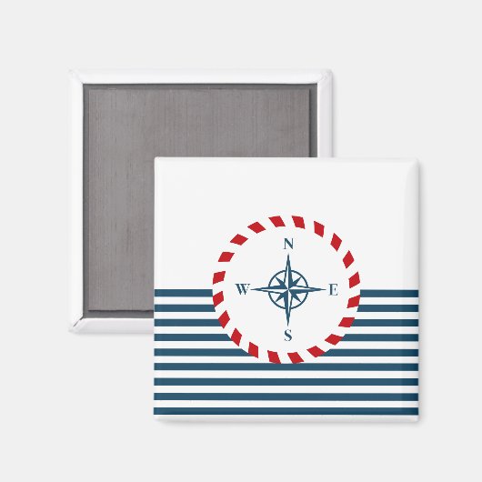 Nautical Design Magnet (Vorderseite/Rückseite)