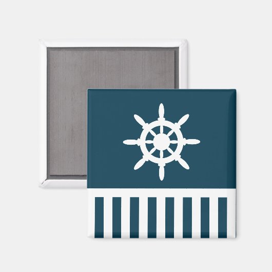 Nautical Design Magnet (Vorderseite/Rückseite)