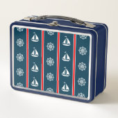 Nautical Design Metall Lunch Box (Vorderseite)