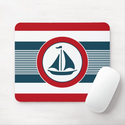 Nautical Design Mousepad (Mit Mouse)