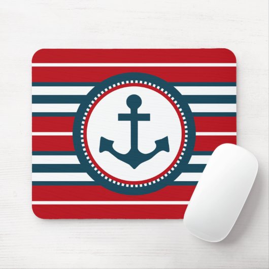Nautical Design Mousepad (Mit Mouse)