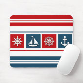 Nautical Design Mousepad (Mit Mouse)