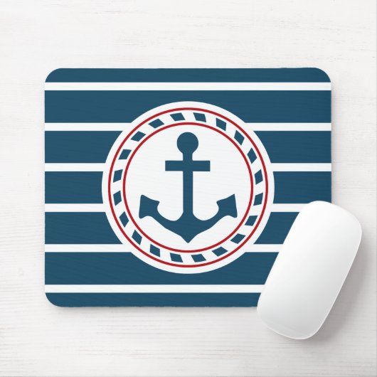 Nautical Design Mousepad (Mit Mouse)