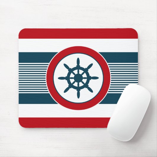 Nautical Design Mousepad (Mit Mouse)