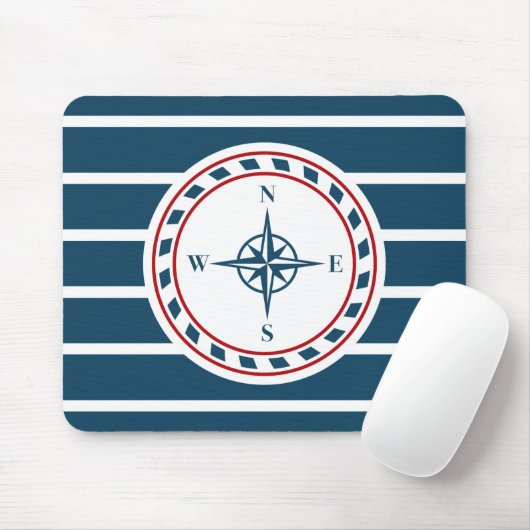 Nautical Design Mousepad (Mit Mouse)